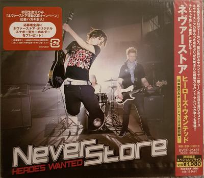 CD NEVERSTORE - Heroes Wanted BVCP25137 BMG 2008 Japan ObiRock Used