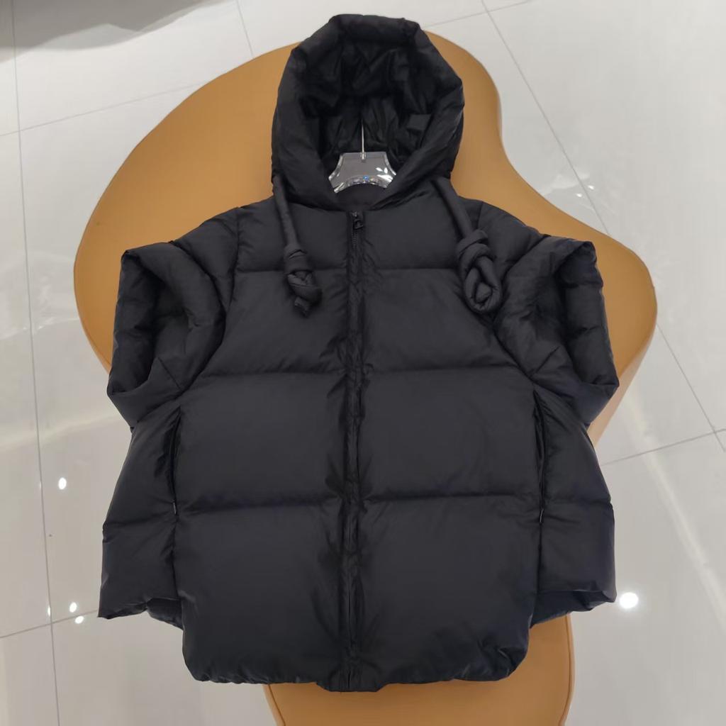 Solid Color Vest Women's Loose Autumn and Winter New Fashion Down Vest Stand-up Collar Large Version Vest Jacket
