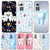 Transparent Phone Case for Xiaomi Mi 14 13 12 11 Ultra 13T 12T 11T Poco X3 NFC F3 F6 Pro Lite 5G Soft TPU Shell Dentist Tooth