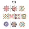 Versatile Mandalas Design Stencils For Artistic Expression Decoration Projects PET Templates With Precise Cutout Shapes