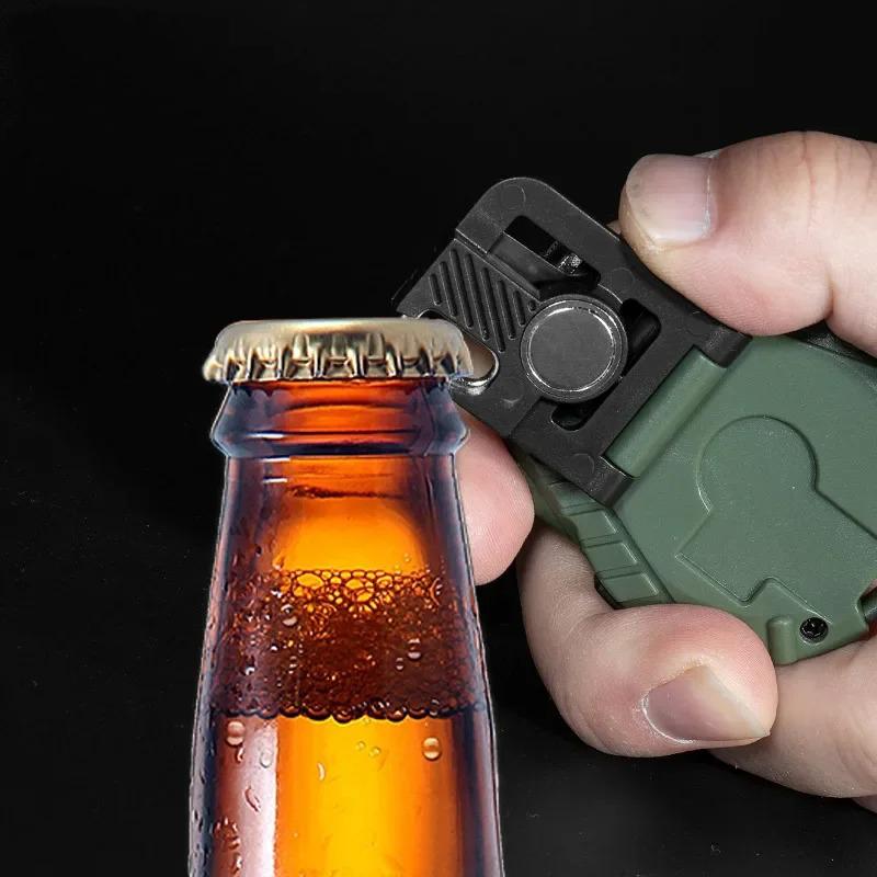 Multifunctional COB Keychain Light with Hand Wave Sensor Portable Clip-on LED Flashlight Hat Headlight for Outdoor Working