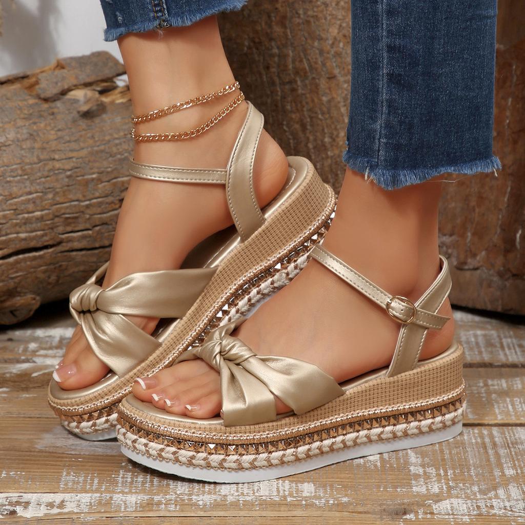 Large Size Platform Shoes with Open Toes, New Style Women's Sandals