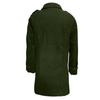 Women's Solid Color Button Lapel Woolen Button Long Sleeved Jacket