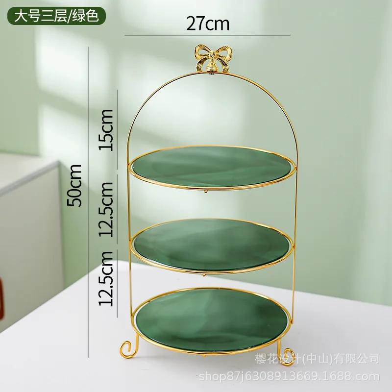 Suport tort etajat Sticlă Formă tort Farfurie desert Suport expunere Farfurie pâine Raft depozitare Farfurie fructe Farfurii sushi Tavă bijuterii
