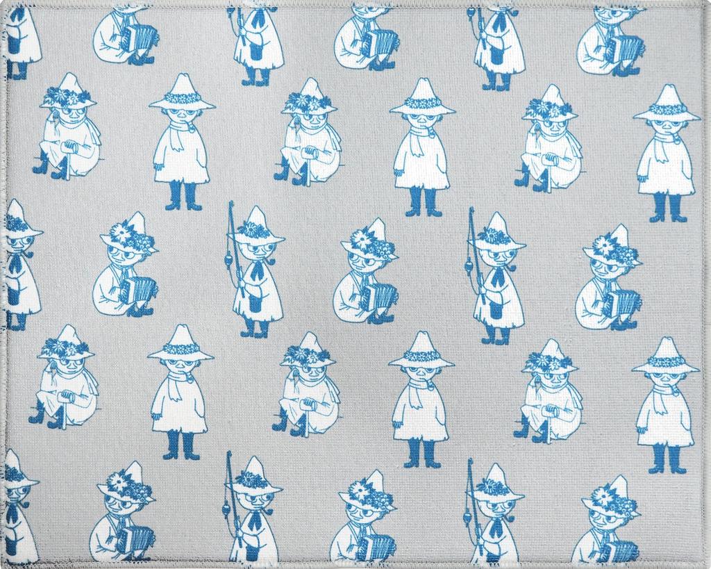MOOMIN Water Absorbent Draining Mat Set Little Okato 3-Piece (Moomin, My, Snufkin)