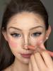 Same Style as Jaden! Oo Dual-Ended Blush Pen and Contouring Stick, Multi-Use Stick, 2025 New Popular Model, Expanding and Contracting Apricot Color