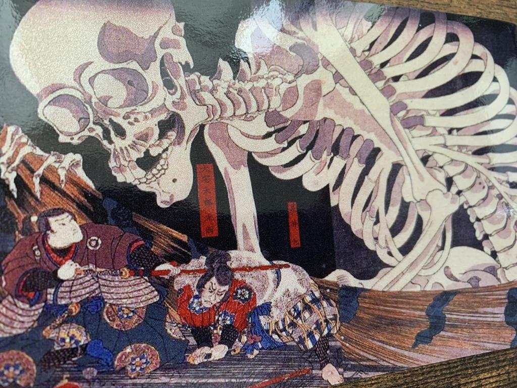 Ukiyo-e Kuniyoshi Utagawa Soma's Ancient Palace Magnetic Sticker 10cm x