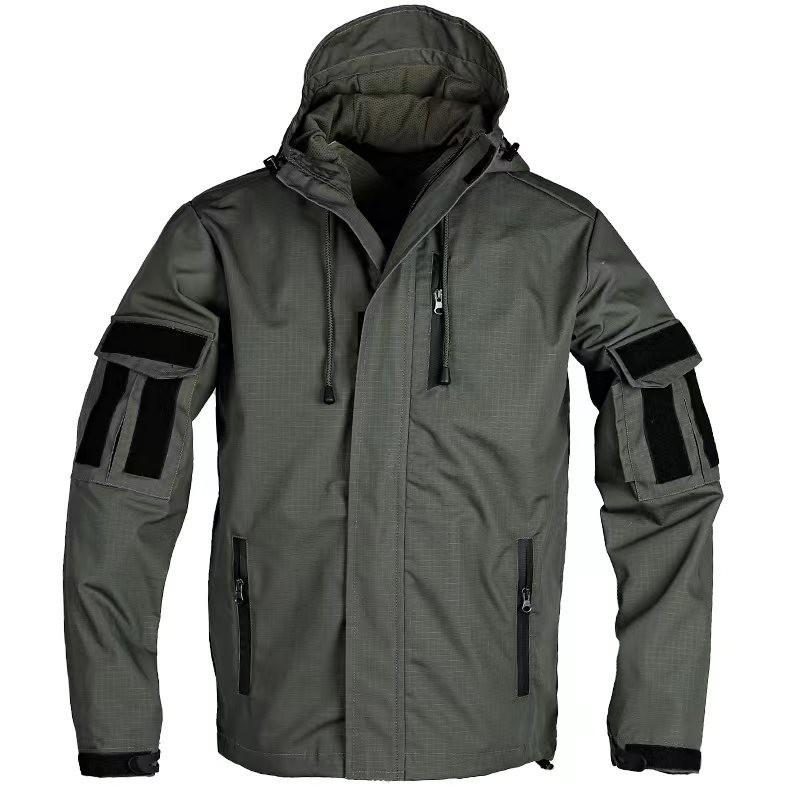 Duty Coat Windbreaker Men's Waterproof Wear-resistant Camouflage Assault Military Fan Outdoor