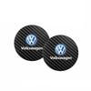 Car Emblem Anti-Slip Pad Water Cup Mat Holder Drink Coaster For VW R Line GTI Polo Golf Passat CC Tiguan Arteon Touareg Scirocco