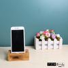 Smartphone Holder, Bamboo Speaker, Loudspeaker, Sound Amplifier, No Power Supply