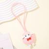 Soft PU Leather Sheep Keychain Cartoon Sheep Bag Charm Trendy Lamb Pendant Keyring  Bag Accessories