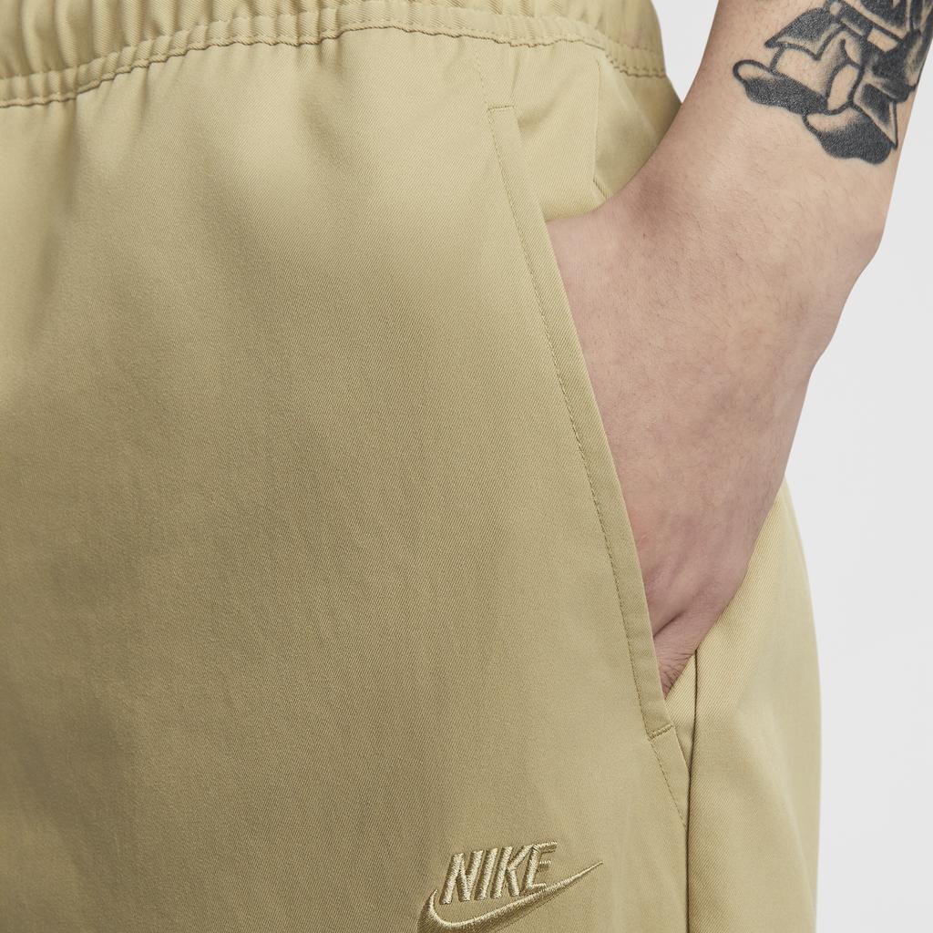 Nike Club Wvn Solid Comfortable Soft Tapered Sports Long Pants Men bottoms Khaki HJ1998297
