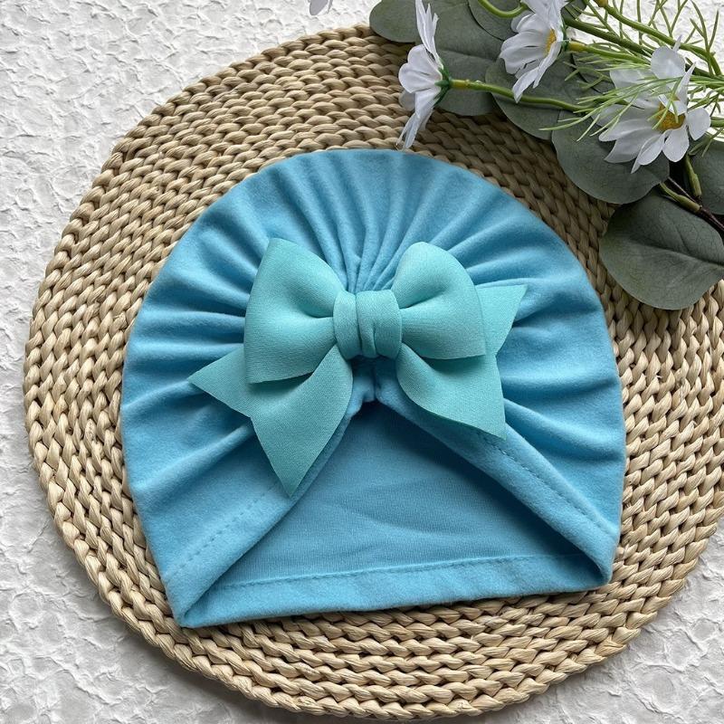 New Baby Hat, Baby Cute and Comfortable Bow Pullover Hat, Thin Breathable Baby Fetal Hat