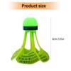 Hochgeschwindigkeits-Badminton Elastischer Kopf Nylon Kunststoff Badminton Bunt Winddicht Badminton für Spiel Sport Unterhaltung
