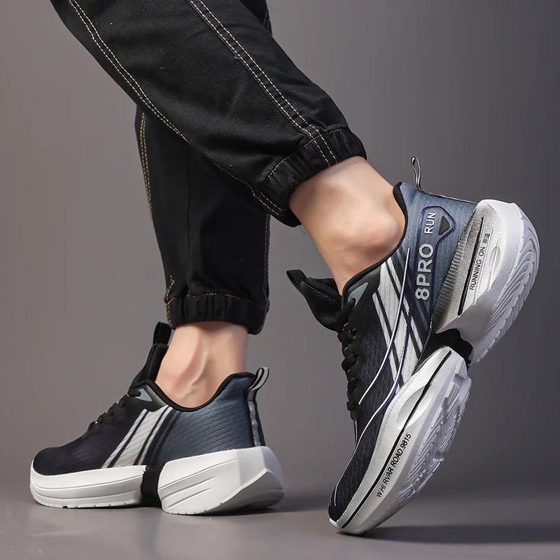 Basketball Men Tennis Running Shoes Fashionable Carbon Plate Sports Training Shoe Outdoor Anti Slip Shock-absorbing Tennis Shoes