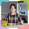 Ulele 10 Pcs Pencil Holder Cup Hollow Flower Pencil Pots Plastic Vase Pen Pot Holder Makeup Brush Storage Organizer Container Or
