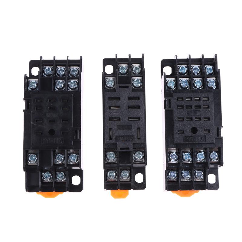 Pyf08A Pyf11A Pyf14A Ptf08A Ptf14A Relay Base Socket 8/11/14 Pin Mini Small Intermediate Relay Holder