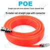High-Pressure PU Air Hose with Quick Connect - 5*8/10*6.5/12*8, Pneumatic Air Compressor and Pump Compatible