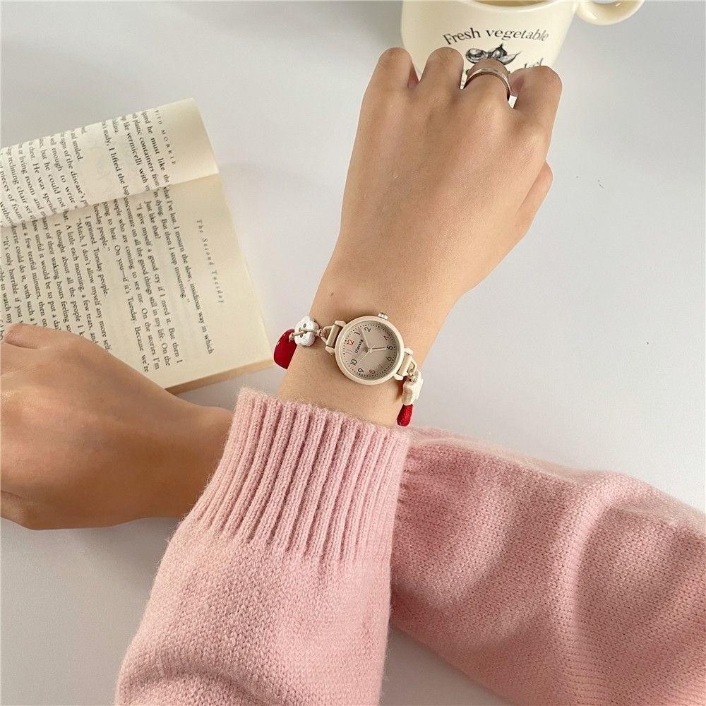 Zinc Zinc Alloy Adjustable Beads Strap Watch Vintage Timepiece Hand Chain Retro Star Heart Bracelet Women