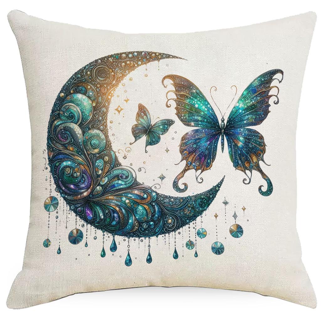 Fantasy and Mysterious Moon Printed Sofa Pillow Living Room Decorative Seat Cushion Pillow