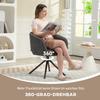 Armchair, Upholstered, Swivel, Up To 120 Kg, Dark Grey