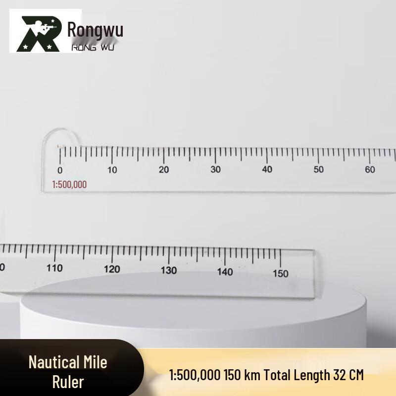 Military Plotting Distance Ruler