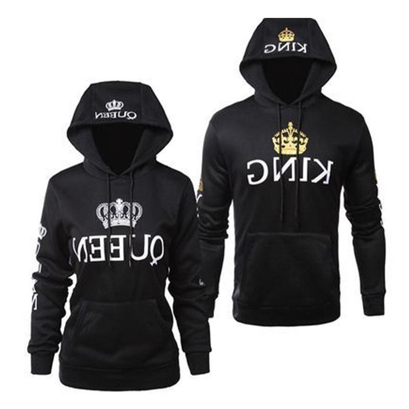 European & American Plus Size Women's Printed Hooded Sweatshirt - Autumn/Winter Collection