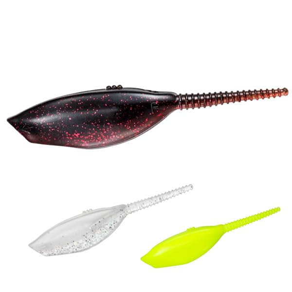Daiwa Bass Worm STEEZ Pop Cracker Green Pumpkin (DAIWA) 3.1