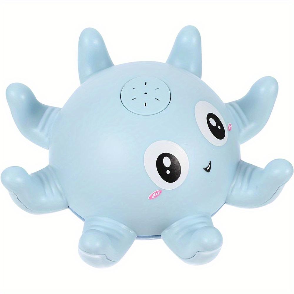 

Octopus bath toy, bathtub toy, splash pool toy, indoor swimming pool toy. Suitable for 8 scenarios: swimming, bathing assistance,Battery not included синій
