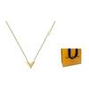 Louis Vuitton Engraved LV Logo Brass Necklace Women necklace Gold M00857