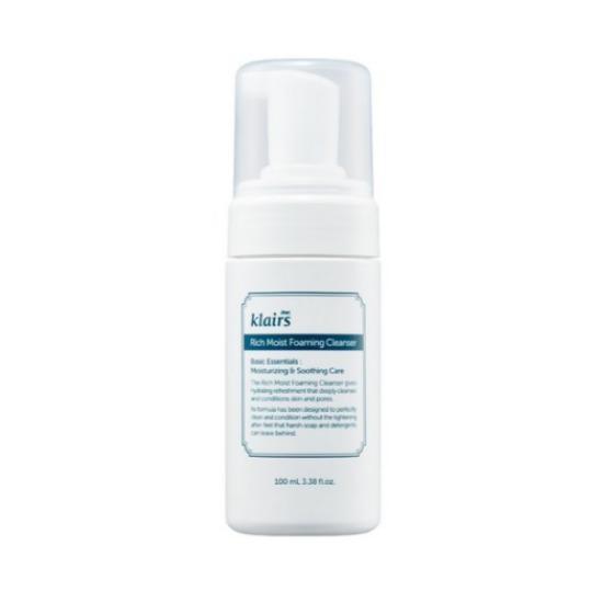 Klairs Rich Moist Foaming Cleanser Hydrating Gentle Facial Cleanser 100ml
