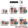 2D flat Photography Backdrop Background cloth Colorful Circular Design 100% Polyester Anniversary for Bedroom decorations