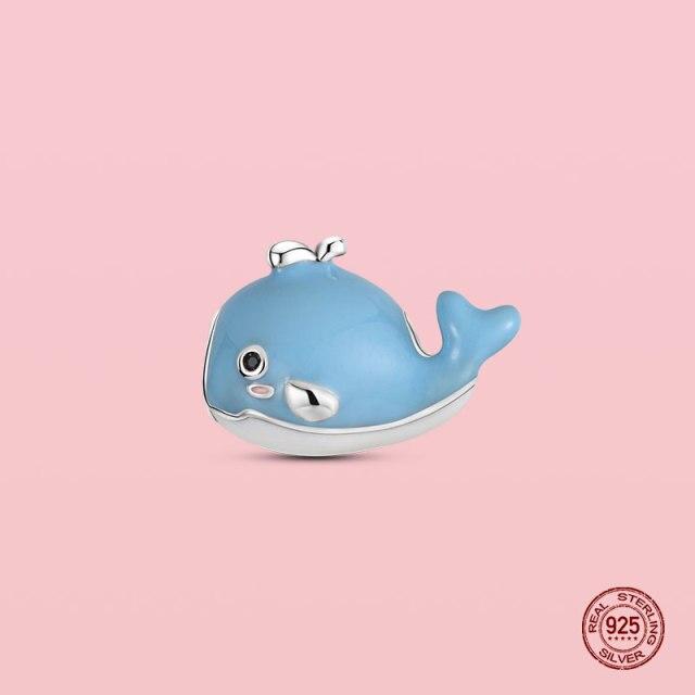 Pendentif en argent sterling 925 avec perles pour bracelet et collier Panjia originaux, bijoux pour femmes