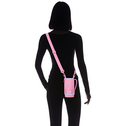 Thermos Replacement Sports Bottle FHT-801F with Handy Pouch Pink Star (PKST)