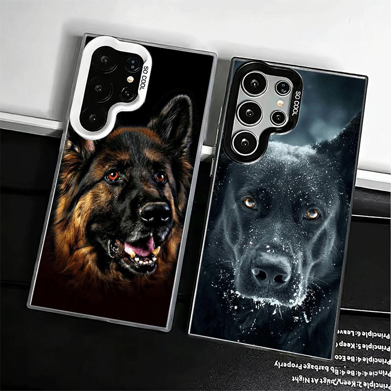 German Shepherd Dog Shockproof Phone Case for Samsung Galaxy S26 Edge S25 Ultra S24 FE S23 Plus S21 Cover Anti Fall Fundas