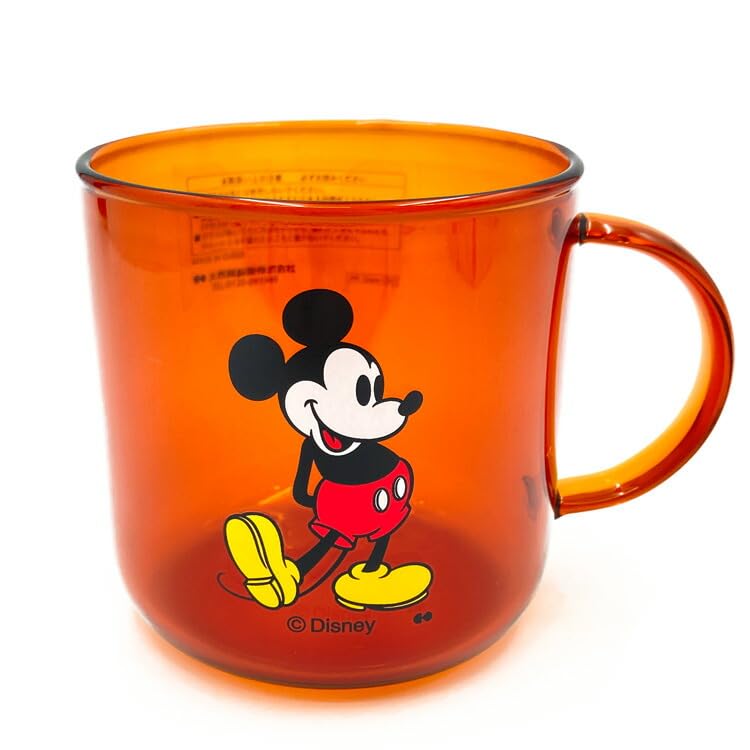

Onishi Ken Seihan Disney Glass D H 9 Mug, AMBER, Size Approx. 8.7 11.8 WDK-2901