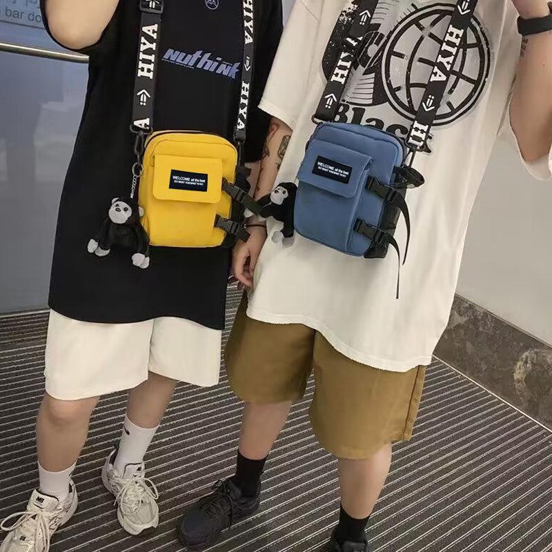 Unisex Small Crossbody Bag - Stylish Korean Harajuku Casual Single Shoulder Design