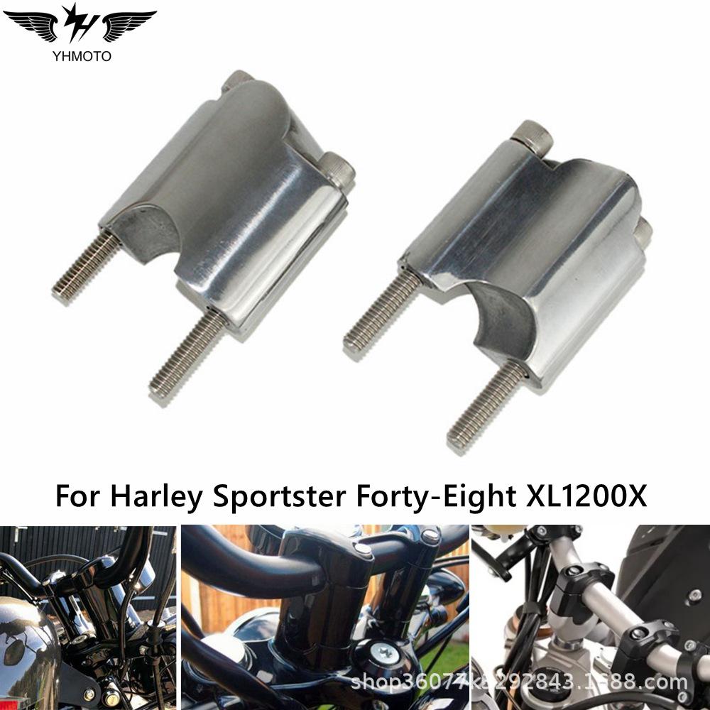 

Алюминиевый проставка сиденья с ЧПУ для Harley XL 1200X 48 (2010-2018) чёрный