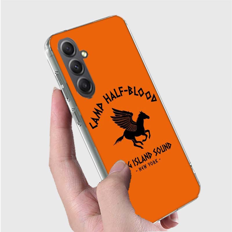 P-Percy J-Jackson Poseidon Camp Half-Blood Phone Case for Samsung A16 A26 A36 A56 A17 A37 A57 A07 A06 A02S A03 A04S A05S Galaxy