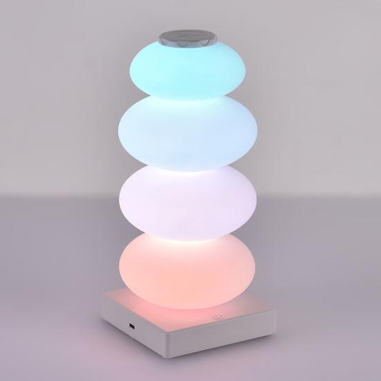 Candy Gourd LED Desk Lamp Touch Control USB Powered Rechargeable Colorful RGB Table Light