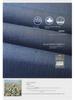 2023 Men's Slim Fit Straight Jeans: Printed, Dyed, Embroidered, and Comfortable Casual Pants