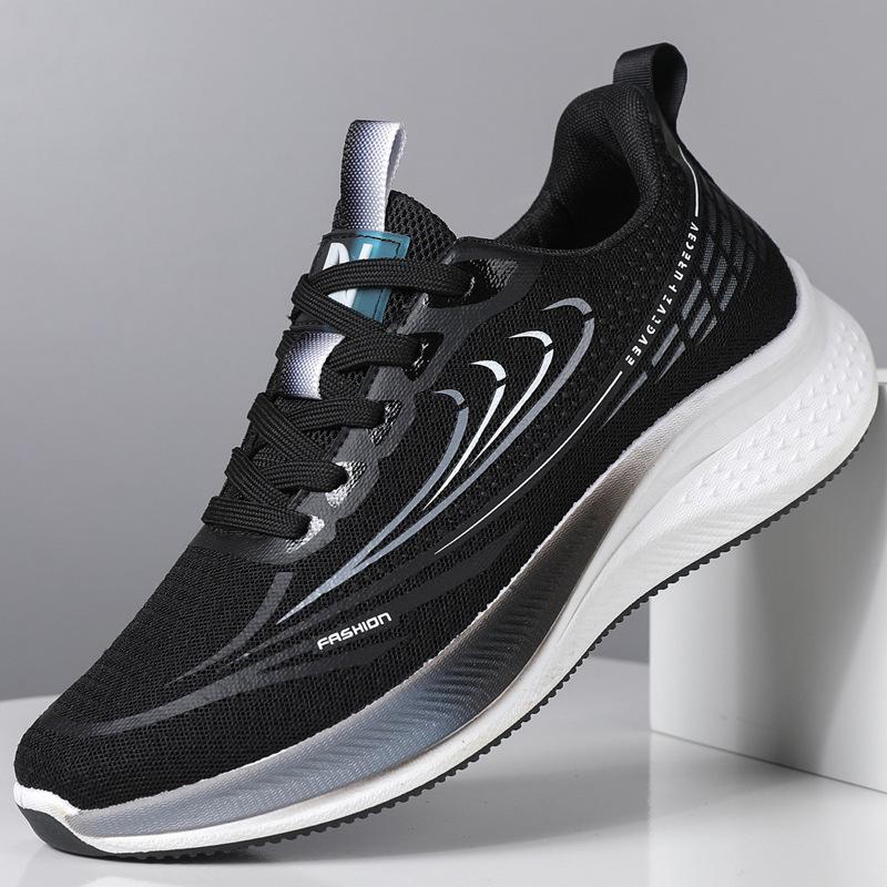 

Men s shoes 2025 spring mesh breathable soft-soled shock-absorbing running shoes lightweight and versatile student casual sports shoes tide 39