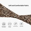 Brown Leopard Sports Sweatband Head Bands Unisex Sweat Absorbing Non-Slip Headbands for Running Yoga Workout Fitness and Gym