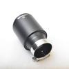 RE Car exhaust pipe frosted black slanted mouth, universal modification tip for automobiles