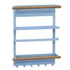 Magnetic Refrigerator Storage Rack with Cling Film Dispenser