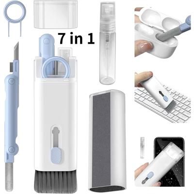 7 In 1 Earphone Cleaner Brush Kit Keyboard Cleaner Kit Camera Phone Laptop TV Screen Electronic Cleanning Tools With 3 In 1 Cleaning Pen for Airpod