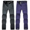 Womens Fleece Lined Softshell Pants Hiking Climbing Camping Outdoor Winter Wear Loose Fit Windproof Breathable
