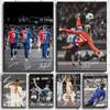 1 BUC Famous Fotbal Sport Fotbal Star Poster Autoadeziv Artă Hârtie Impermeabilă Sticker Cafenea Bar Cameră Decor Perete
