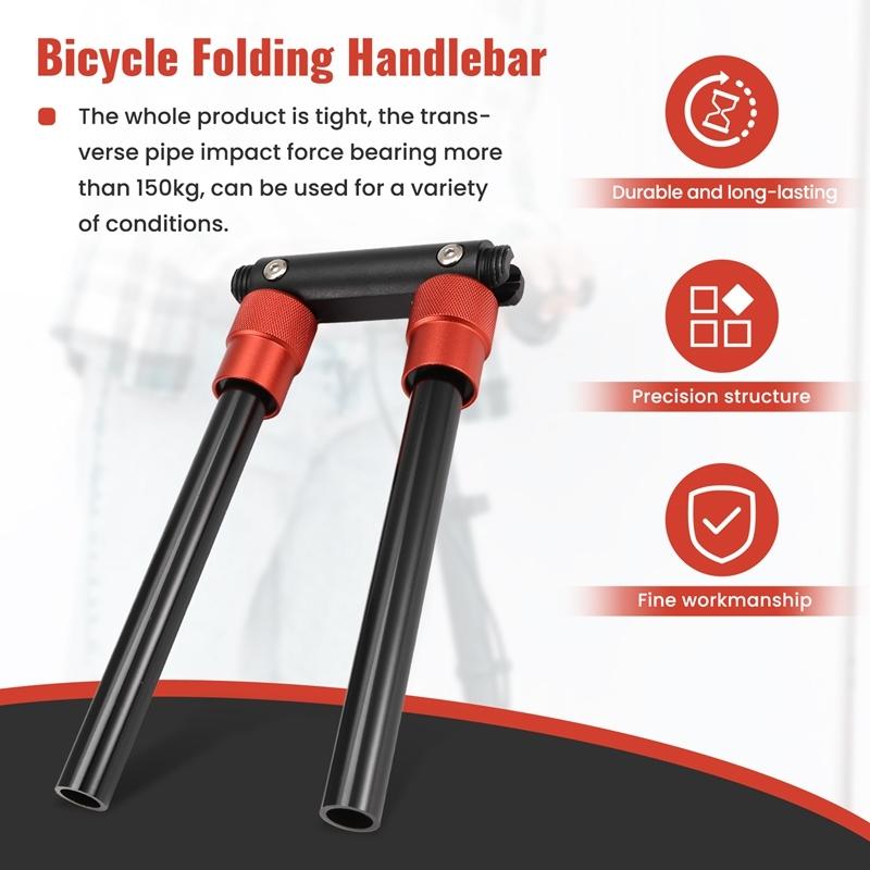 Well-Folding Handle Bar 90 Degree Fold Electric Bicycle Handlebar For Kugoo M4 Electric Scooter