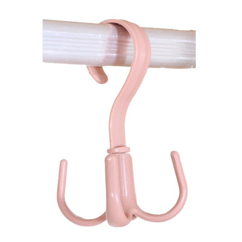 Drehbarer 4-Klauen-Mehrzweckaufhänger für Schals, Gürtel, Taschen, Mäntel und Schuhe.